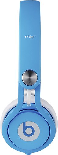  Beats - DJ On-Ear Headphone - Binaural - Wired - Stereo - Neon Blue