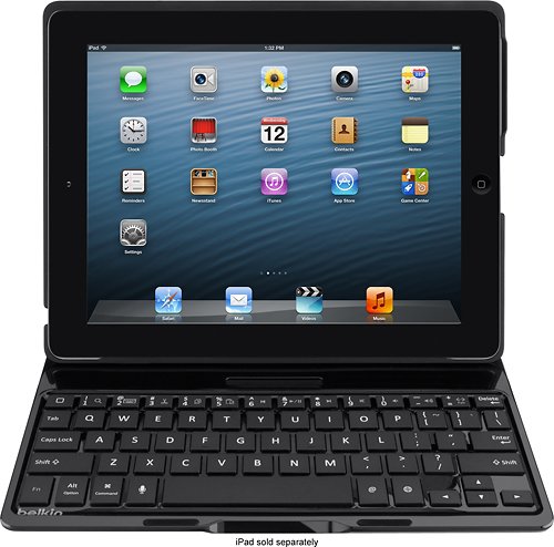  Belkin - Keyboard Case for Apple® iPad® 2, iPad 3rd Generation and iPad with Retina - Black