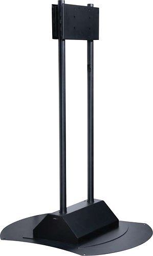 Peerless-AV - Flat Panel Display Stand For up to 90" Displays - Black-Front_Standard 