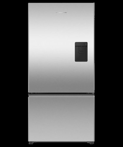 Fisher & Paykel - 18.2 Cu. Ft. Bottom Mount Freezer Freestanding Refrigerator with Ice & Water - Stainless Steel