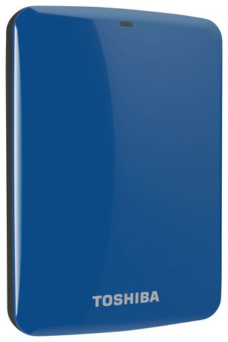  Toshiba - Canvio Connect 1TB External USB 3.0/2.0 Portable Hard Drive - Blue