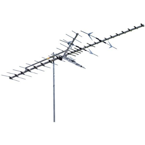 Winegard - Hd7698p Platinum Series Hd7698p Hdtv High-band Vhf/uhf Deep Fringe Antenna With Up To 65-mile Range - Silver-Front_Standard 