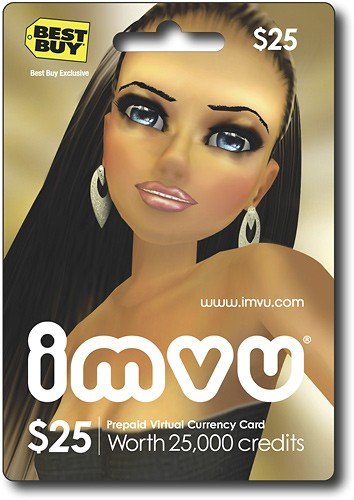 Interactive Communication - IMVU Virtual Currency Card ($25) [Digital]-Front_Standard 