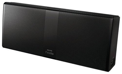  Philips - Fidelio Portable Bluetooth Speaker - Black