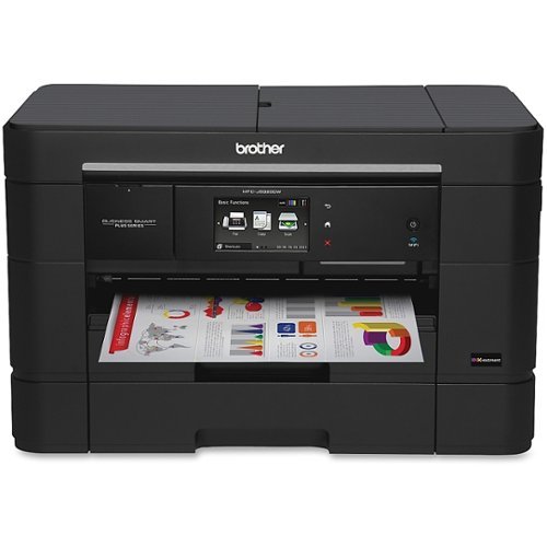 Brother - Business Smart Inkjet Multifunction Printer - Color - Plain Paper Print - Desktop - Black-Front_Standard 