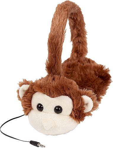  ReTrak - Animalz Monkey Over-the-Ear Headphones - Brown