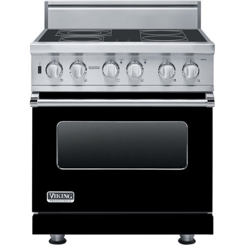 Viking - VESC530 - 30" Electric Range - Black-Front_Standard 