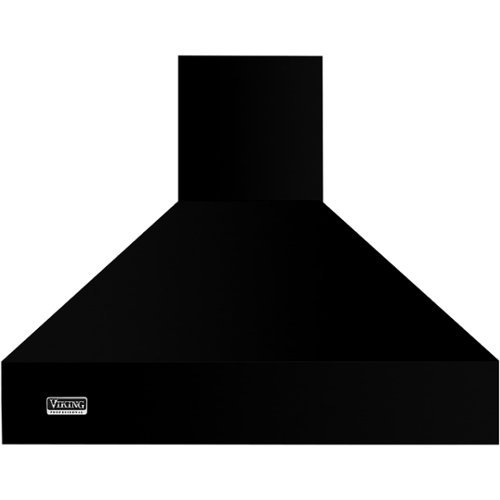 Viking - 48 inches - Wall Range Hood - Black-Front_Standard 