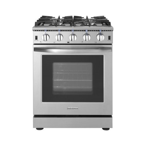 Insignia™ - 3.7 Cu. Ft. Freestanding Gas Range for RVs - Stainless Steel-Front_Standard 