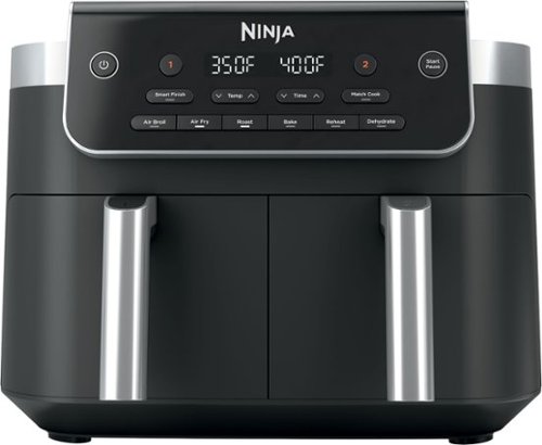 Ninja - DualZone 6-in-1 8-QT Dual Air Fryer - Black