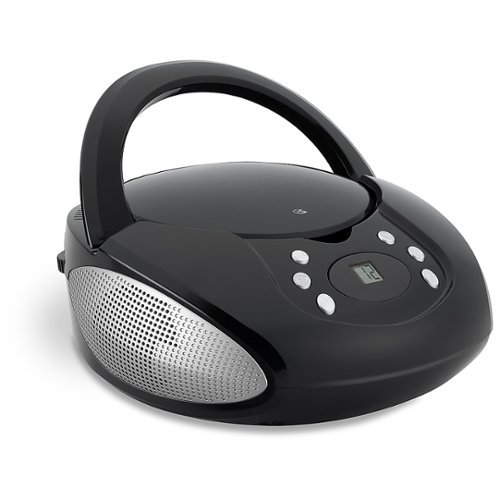100％本物保証！ CD with Boombox Portable GPX Player Black Radio FM AM and その他
