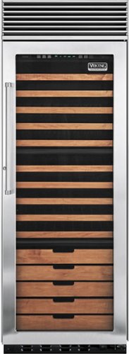 Viking - Professional 150-Bottle Wine Cooler - Stainless Steel-Front_Standard 