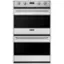 Front. Viking - 3 Series 29.8" Built-In Double Electric Convection Wall Oven - Stainless Steel.