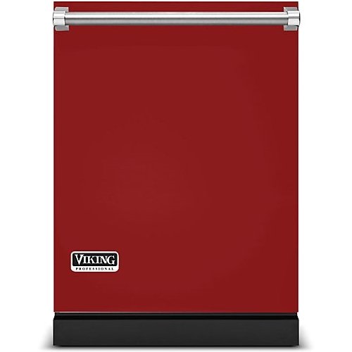 Viking - Professional Dishwasher Door Panel compatible FDW/FDB dishwashers - Red-Front_Standard 