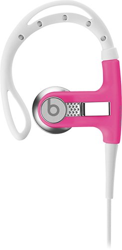  Beats - PowerBeats Clip-On Earbud Headphones - Neon Pink