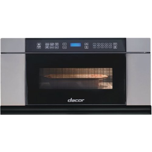  Dacor - 1.0 Cu. Ft. Built-In Microwave - Stainless steel and black glass