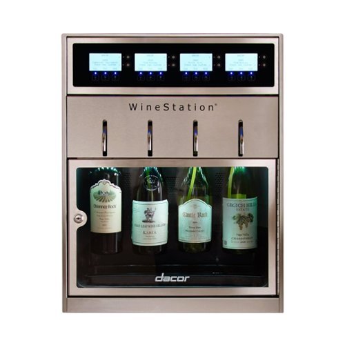 Dacor - Discovery 4-Bottle Built-In Wine Cooler - Stainless steel