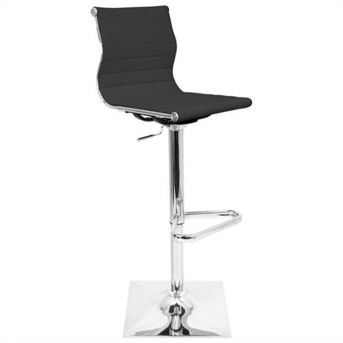 LumiSource - Master Bar Stool - Black-Front_Standard 