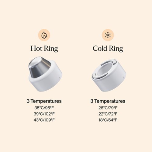 Therabody TheraFace Pro Hot & Cold Therapy Rings - White SHOP ONLINE
