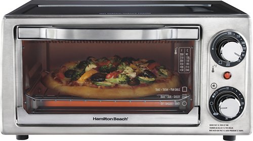  Hamilton Beach - 4-Slice Toaster Oven - Metal