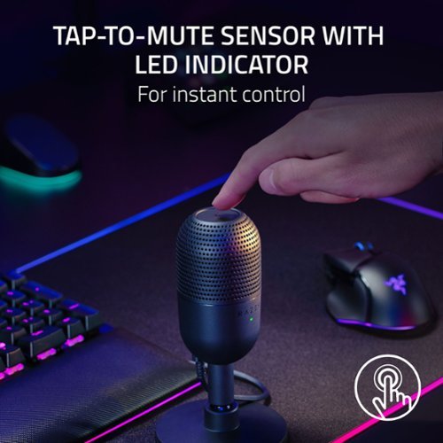 Razer Seiren V3 Mini Wired Ultra-compact Condenser USB Microphone WORLDWIDE DELIVERY
