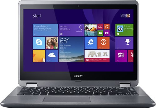  Acer - Aspire 2-in-1 14&quot; Touch-Screen Laptop - Intel Core i5 - 6GB Memory - 1TB Hard Drive - Silver
