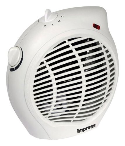 Impress - Compact Fan Heater - White