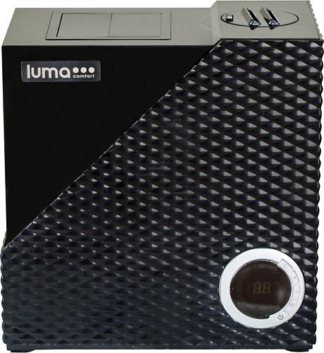  Luma Comfort - 0.9-Gal. Cool and Warm Mist Humidifier - Black