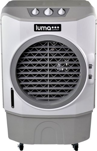 Luma Comfort - 10.6-Gal. Evaporative Cooler - White/Gray-Front_Standard 