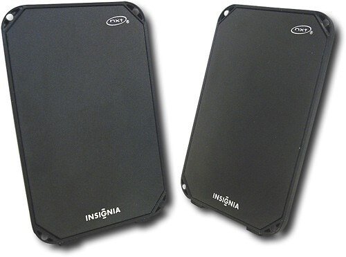  Insignia™ - Flat-Panel Portable USB Speakers (2-Piece) - Multi