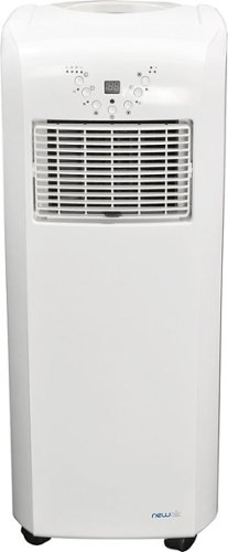 NewAir - 325 Sq. Ft. Portable Air Conditioner and Heater - White-Front_Standard 