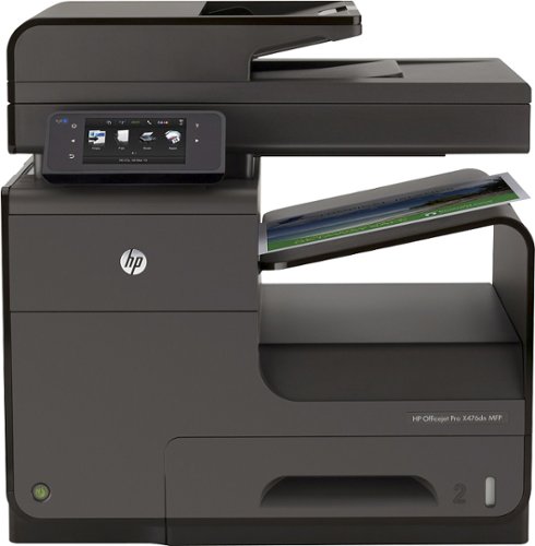 HP - Officejet Pro X476dn All-In-One Printer - Black-Front_Standard 