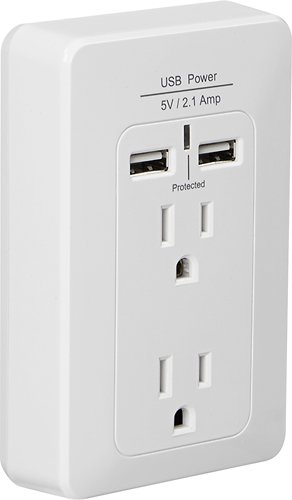  Dynex™ - 2-Outlet Surge Protector - Multi