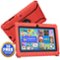 Contixo - V8 Kids Tablet 32GB, 7” WiFi Learning Device with Parental Controls, Shockproof Case, Epic! & LingoKids Apps - Red-Front_Standard