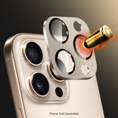 SaharaCase Ultra-Strong Camera Lens Protector for Apple iPhone 16 Pro and 16 Pro Max (2-Pack) - Desert Titanium WORLDWIDE DELIVERY