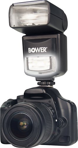Bower - 2-in-1 Power Zoom i-TTL Digital External Flash and LED Light-Angle_Standard 