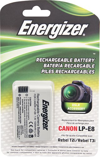 UPC 636980950082 product image for Energizer - Rechargeable Li-Ion Replacement Battery for Canon LP-E8 | upcitemdb.com