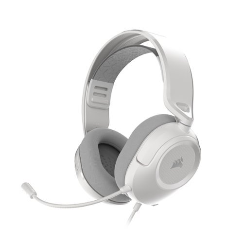 CORSAIR - HS35 v3 Wired Over-the-Ear Gaming Headset for PC,Xbox One,Xbox Series X|S,PS5,PS4, Nintendo Switch and Mobile - White