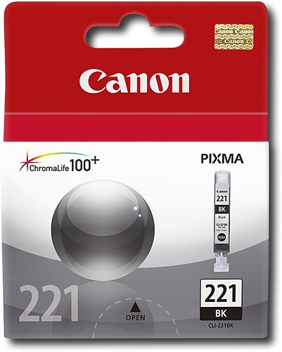 Canon - CLI-221 Black Ink Cartridge - Black