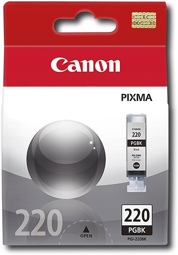  Canon - 220 Standard Capacity - Black Ink Cartridge - Black