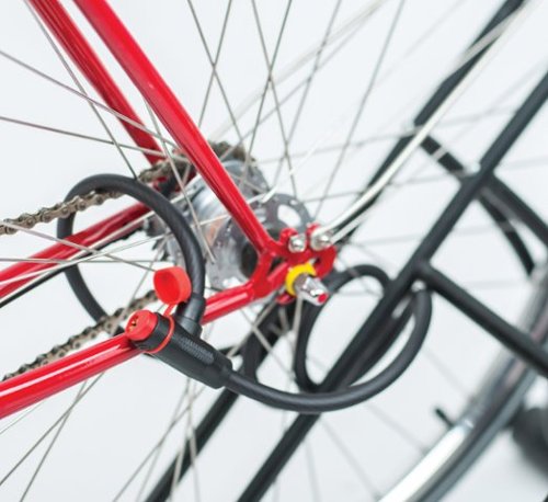 Bell Ballistic 610 Cable Lock with Lighted Key for Bike and Scooter - Black GLOBAL SHIPPING