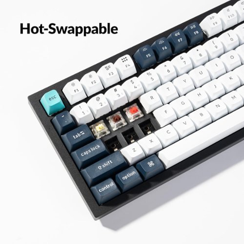 Keychron Q6 Max 100% Custom Wireless RGB Mechanical Keyboard with Programmable QMK/VIA Hot-Swappable Brown Switch - Black SHOP ONLINE