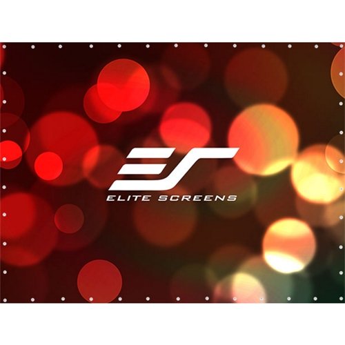 Elite Screens - DIY Pro Series 94" Outdoor Projector Screen - White-Front_Standard 
