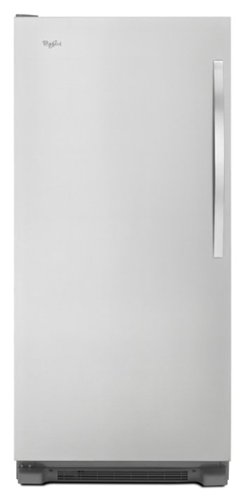  Whirlpool - SideKicks 17.7 Cu. Ft. Frost-Free Upright Freezer - Monochromatic Stainless Steel