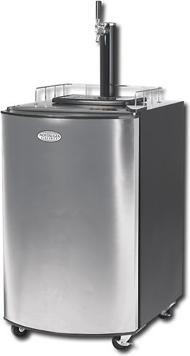 Nostalgia - Kegerator Beer Keg Dispenser - Stainless Steel-Angle_Standard 