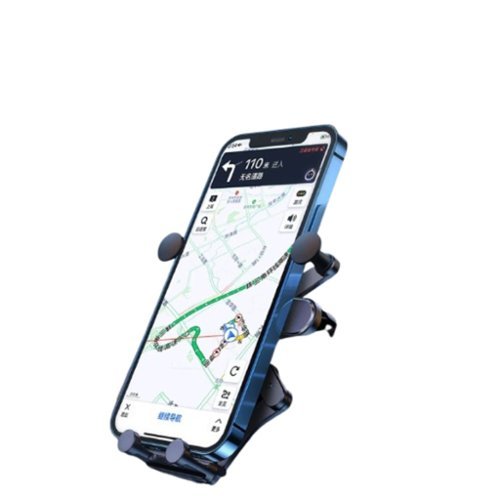 Stock Preferred - Auto Lock Gravity Car Air Vent Phone Holder Mount for iPhone, Samsung, Android & LG (Universal - Black-Front_Standard 