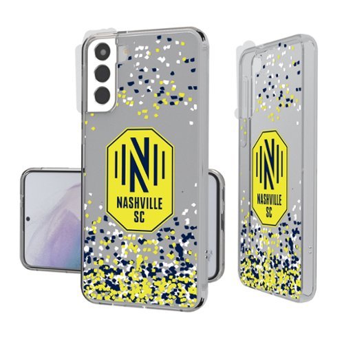 Keyscaper - MLS - Nashville SC Galaxy Confetti Clear Case - S24 - Multicolor-Front_Standard 