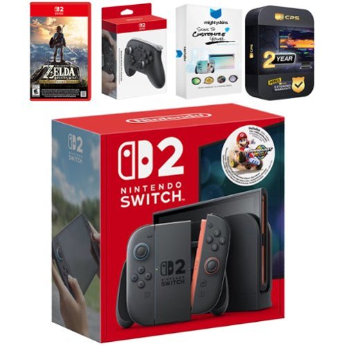 任天堂　switch Switch 2 + Mario Kart World Bundle with Zelda Breath of the Wild