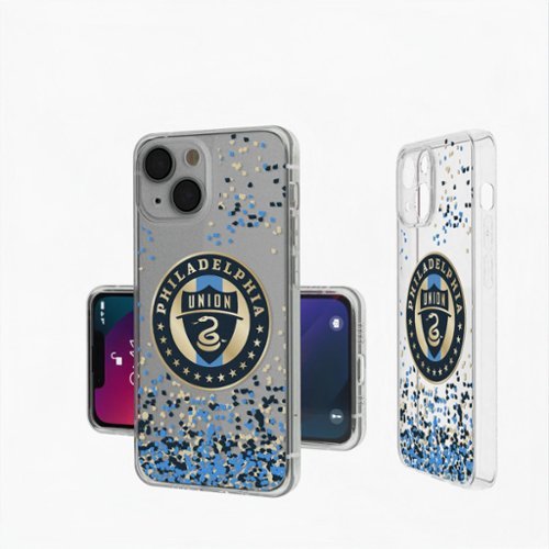 Keyscaper - MLS - Philadelphia Union iPhone Confetti Design Clear Case - 13 mini - Multicolor-Front_Standard 