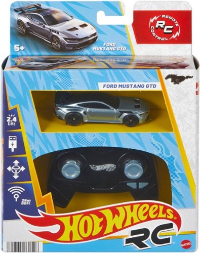 Hot Wheels 1:64 Scale Ford Mustang GTD Remote Control Vehicle